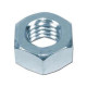 Гайка шестигранная DIN 934 LH с левой резьбой оцинкованная сталь класс прочности 8.0, M16