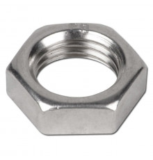 Гайка шестигранная низкая DIN 936 (A2) мелкая резьба, M10x1.25 мм
