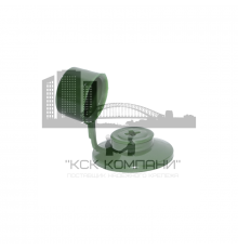 Шайба кровельная с колпачком средняя с насечкой пластиковая (зеленый)