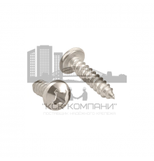 Шуруп по дереву ART. 9110 (A2) с полуцилиндрической головкой шлиц Pozidriv, D3X10