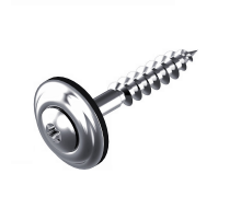 Шуруп по дереву ART. 9171 (A2) с EPDM шайбой 15 с полупотайной головкой шлиц Torx, D4,5X25