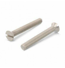 Винт DIN 963 (A4) с потайной головкой шлиц прямой, M2X4