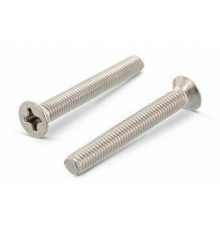 Винт DIN 965 H (A2) с потайной головкой шлиц Phillips, M2.5x8 мм