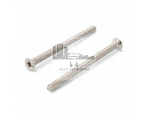 Винт DIN 965 Z (A2) с потайной головкой шлиц Pozidriv, M1,6X8