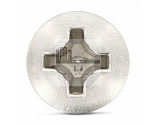 Винт DIN 966 H (A2) с полупотайной головкой шлиц Phillips, M4x18 мм