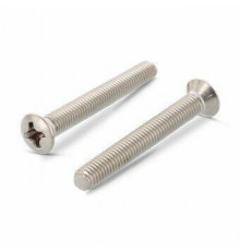 Винт DIN 966 H (A2) с полупотайной головкой шлиц Phillips, M6x60 мм