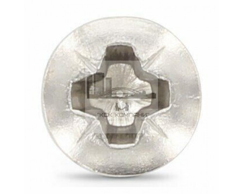 Винт DIN 966 Z (A2) с полупотайной головкой шлиц Pozidriv, M5X45