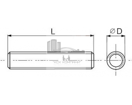 Шпилька резьбовая DIN 975 метровая с метрической резьбой по всей длине (оцинкованная сталь класс прочности 8.8), M36x1000 мм