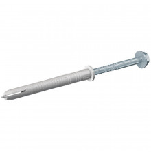 Универсальный фасадный дюбель FISCHER (ФИШЕР) FUR FUS с шурупом с шестигранной головкой и пресс-шайбой, 10x80 мм