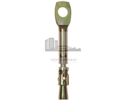 Анкер потолочный с ушком из оцинкованной стали с желтопассивированным покрытием, 6x60 мм