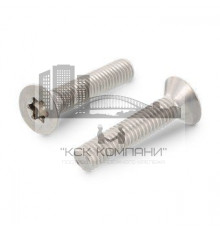 Винт ISO 10642 (A2) с потайной головкой шлиц Torx, M3X6