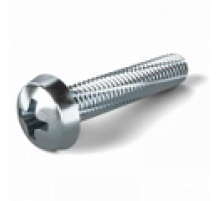 Винт резьбонарезающий DIN 7516A c полукруглой головкой и полной резьбой шлиц Phillips оцинкованная сталь 4.8-5.8, M4x10 мм