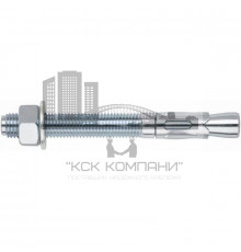 Анкер клиновой из оцинкованной стали, M6 6x60 мм