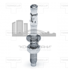 Анкер клиновой TERMOCLIP (ТЕРМОКЛИП) MTA оцинкованная сталь, M8x75 мм