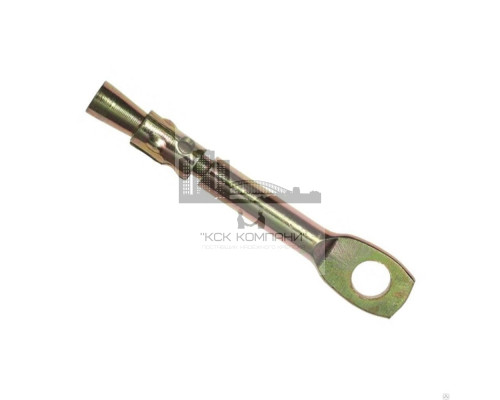 Анкер потолочный с ушком из оцинкованной стали с желтопассивированным покрытием, 6x65 мм  купить в Москве