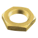 Гайка шестигранная с фаской DIN 439 низкая с мелким шагом резьбы (латунь), M20