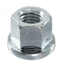 Гайка шестигранная высокая DIN 6331 с фланцем оцинкованная сталь класс прочности 10.0, M12
