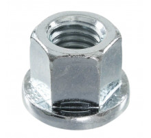 Гайка шестигранная высокая DIN 6331 с фланцем оцинкованная сталь класс прочности 10.0, M16