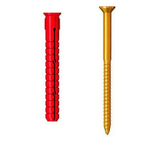 Дюбель с распорным элементом TERMOCLIP (ТЕРМОКЛИП) стена N полиамид (РА), 10x120/50 мм