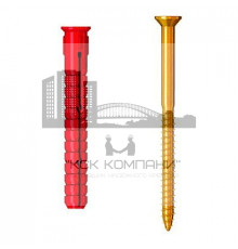 Дюбель с распорным элементом TERMOCLIP (ТЕРМОКЛИП) стена N полиамид (РА), 10x140/70 мм