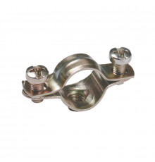 Скоба металлическая двухкомпонентная ИЭК с номинальным диаметром 26 мм для металлорукова с условным проходом, 20,22 мм