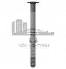 Забивной анкер TERMOCLIP (ТЕРМОКЛИП) CN 5 для крепления тарельчатых дюбелей в бетонное основание (оцинкованная сталь), 5x30x75 мм