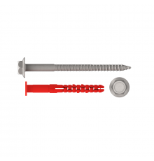 Дюбель TERMOCLIP (ТЕРМОКЛИП) Стена V2 GEO с распорным элементом для крепления кронштеинов навесных фасадных систем (полиамид), 10x140/70 мм