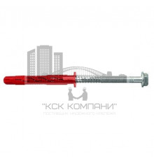 Фасадный дюбель HILTI (ХИЛТИ) HRD-HR2 с шестигранной головкой (полиамид/нержавеющая сталь A2/AISI 304), 10x120 мм