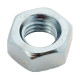 Гайка шестигранная DIN 934 со стандартным шагом резьбы оцинкованная сталь класс прочности 8.0, M10