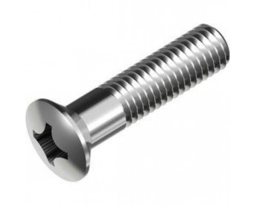 Винт DIN 966 H (A2) с полупотайной головкой шлиц Phillips, M6x14 мм
