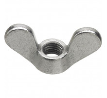 Гайка барашек DIN 315 с округлыми лепестками немецкая форма оцинкованная сталь класс прочности 5, M8