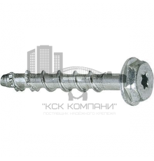 Шуруп по бетону FISCHER (ФИШЕР) FBS-US A4 с шестигранной головкой и пресс-шайбой (нержавеющая сталь A4/AISI 316), 8x80/15 мм