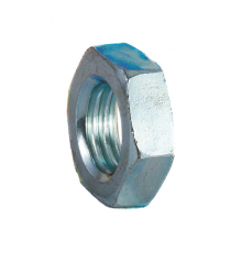 Гайка шестигранная DIN 936 низкая с крупным шагом резьбы оцинкованная сталь класс прочности 17Н, M24