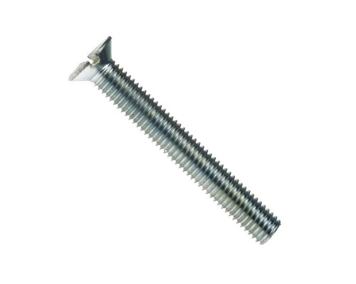 Винт DIN 963 (A4) с потайной головкой шлиц прямой, M3X10