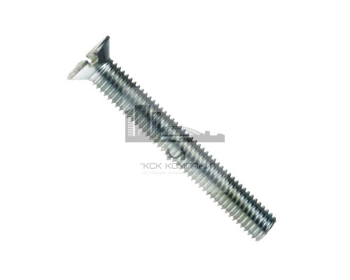 Винт DIN 963 (A2) с потайной головкой шлиц прямой, M2,5X25