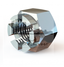 Гайка шестигранная корончатая DIN 935 (A2), M10