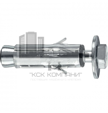 Анкер-гильза с болтом HILTI (ХИЛТИ) HAM с шестигранной головкой и шайбой оцинкованная сталь 8.8, M10x80/20 мм