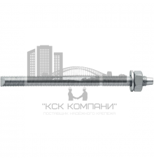 Анкерная шпилька HILTI (ХИЛТИ) HAS-E для клеевых анкеров оцинкованная сталь класс прочности 5.8, M16x125/38 мм