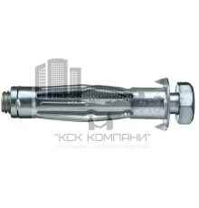 Анкер-гильза с болтом для гипсокартона HILTI (ХИЛТИ) HHD-S с круглой головкой оцинкованная сталь 4.6-5.8, M5/25x65 мм