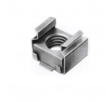 Гайка закладная кузовная (клетевая) для установки в квадратное отверстие оцинкованная сталь класс прочности 6.0, M5 (0.7-1.6) / 9.5x9.5 мм