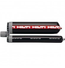 Двухкомпонентный клеевой анкер HILTI (ХИЛТИ) HIT-HY 100 для крепления в бетоне (уретан-метаакрилата), 330 мл