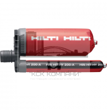 Двухкомпонентный клеевой анкер HILTI (ХИЛТИ) HIT-HY 200-A для восстановления арматурных выпусков и тяжелых анкерных креплений (уретан-метаакрилат