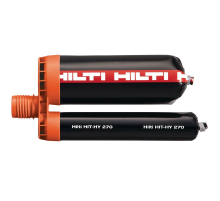 Двухкомпонентный клеевой анкер HILTI (ХИЛТИ) HIT-HY 270 + HDE 500-A22 для крепления в кирпиче (уретан-метаакрилата), 500 мл (40 шт в компл.)