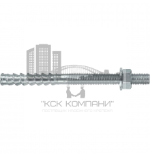 Высокоэффективная анкерная шпилька HILTI (ХИЛТИ) HIT-Z для клеевых анкеров оцинкованная сталь класс прочности 4.6-5.8, M12x140 мм