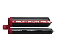 Двухкомпонентный клеевой анкер HILTI (ХИЛТИ) HIT-RE 500 V3 + HDE 500-A22 для восстановления арматурных выпусков и тяжелых анкерных креплений (эпоксидная
