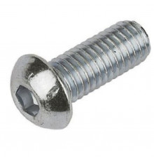 Винт ISO 7380 тип ULS с полукруглой головкой и внутренним шестигранником оцинкованная сталь класс прочности 10.9, M8x25 мм