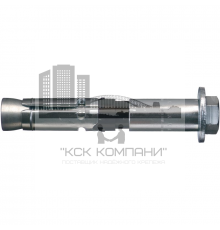 Высокоэффективный распорный анкер HILTI (ХИЛТИ) HSL-3 для высоких нагрузок с шестигранной головкой (оцинкованная сталь 8.8), M8x98/20 мм