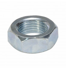 Гайка шестигранная DIN 934 с мелким шагом резьбы оцинкованная сталь класс прочности 5-2, M12x1 мм