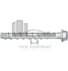 Высокоэффективный анкер-шуруп HILTI (ХИЛТИ) HUS3-HF 8/10/14 с шестигранной головкой горячеоцинкованная, 10x110 мм 55/35/25 мм