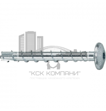 Стандартный анкер-шуруп HILTI (ХИЛТИ) HUS3-P 6 с плоской головкой оцинкованная сталь 4.6-5.8, 6x40/5 мм